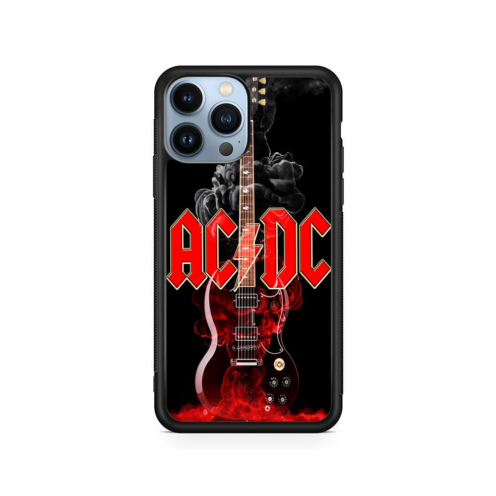 ACDC Rock Guitar iPhone 14 Pro Case