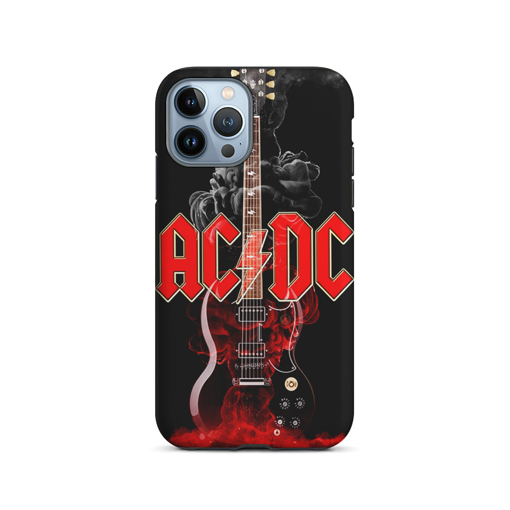 ACDC Rock Guitar iPhone 14 Pro Case