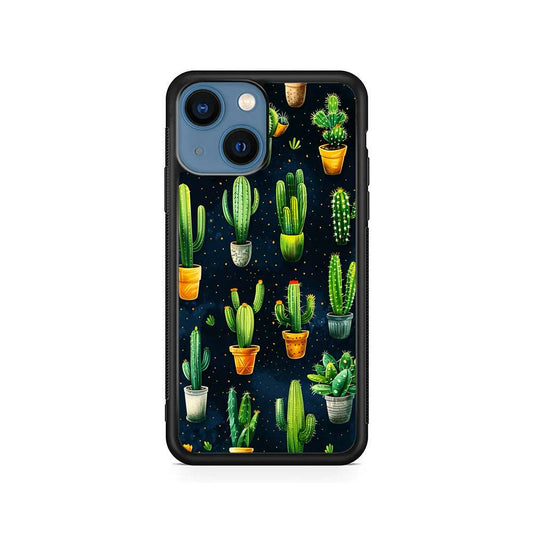 A Collection of Cactus in Pots iPhone 15 Plus Case