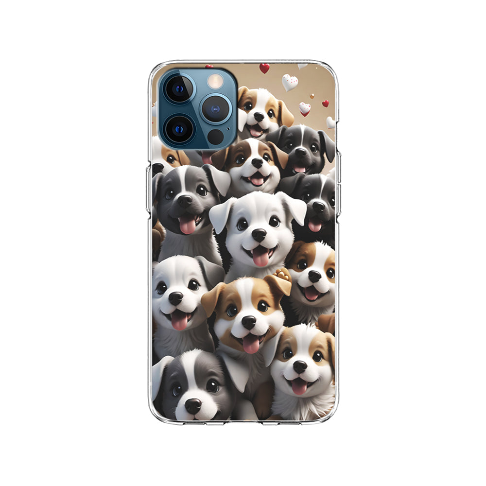 A Group of Cute Puppies Dog iPhone 15 Pro Case