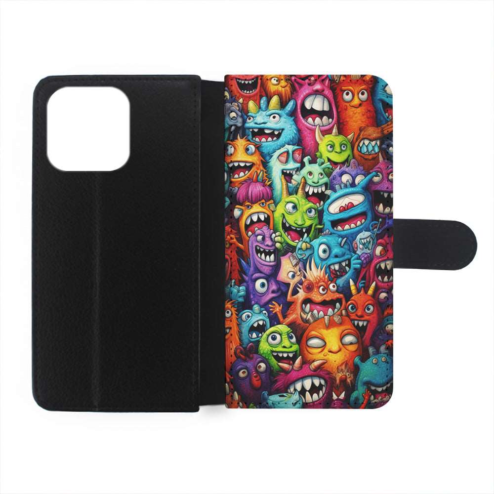 A Lot of Monsters Doodle iPhone 15 Plus Case