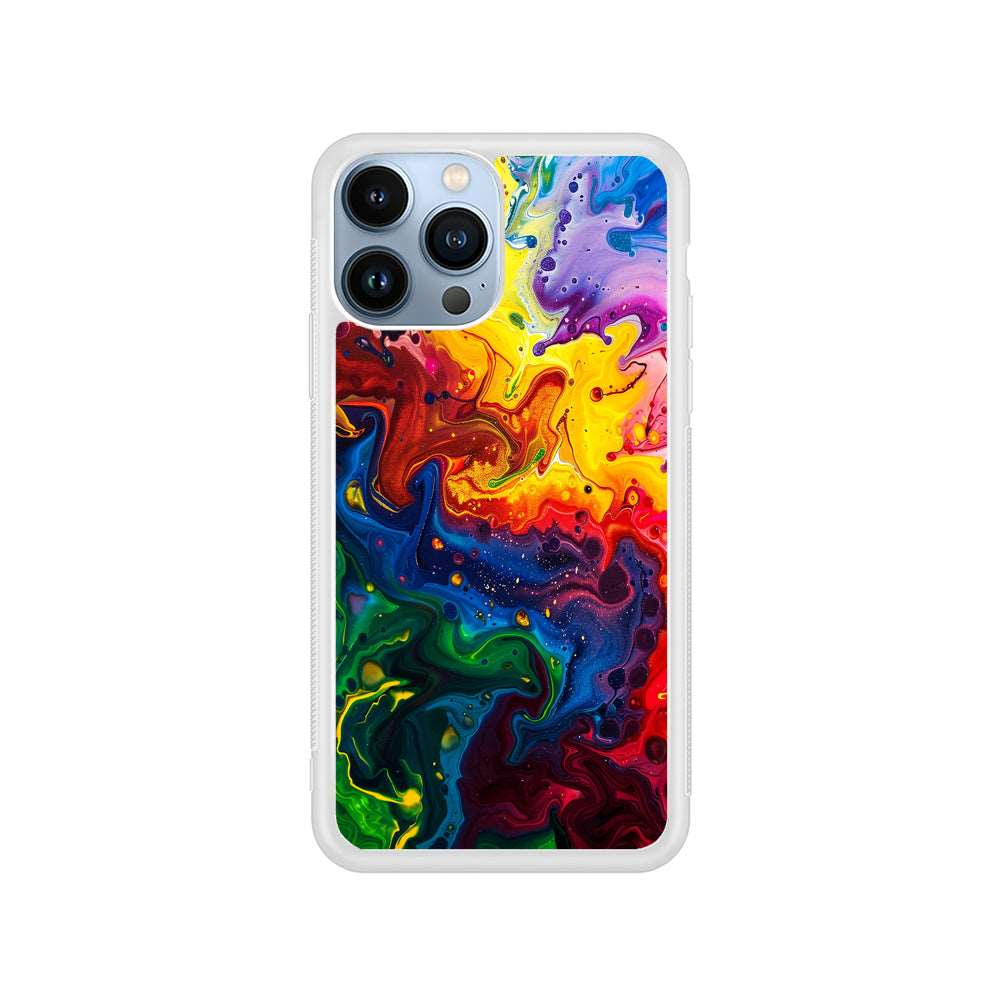 Abstract Liquid Marble Aesthetic iPhone 15 Pro Case