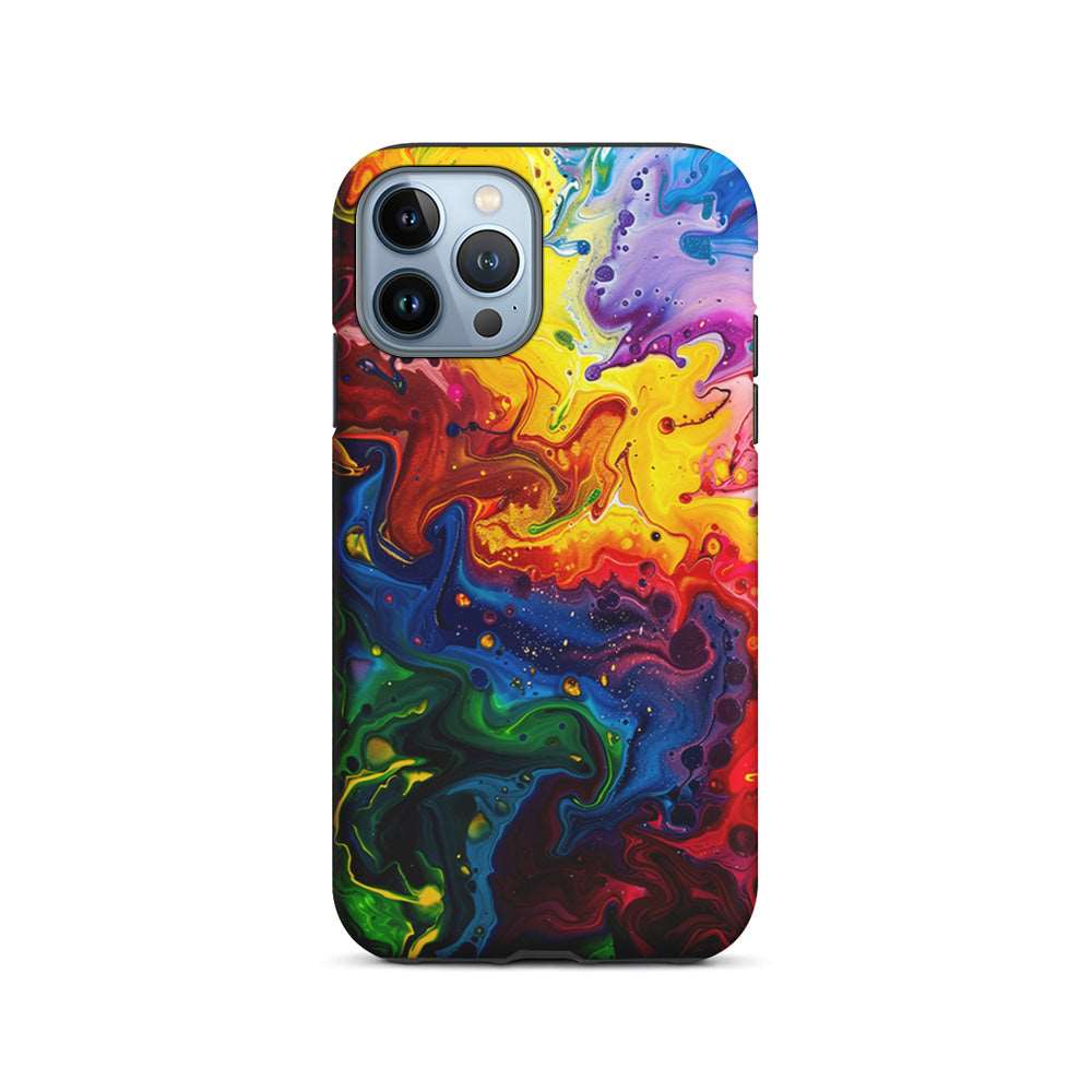 Abstract Liquid Marble Aesthetic iPhone 15 Pro Case