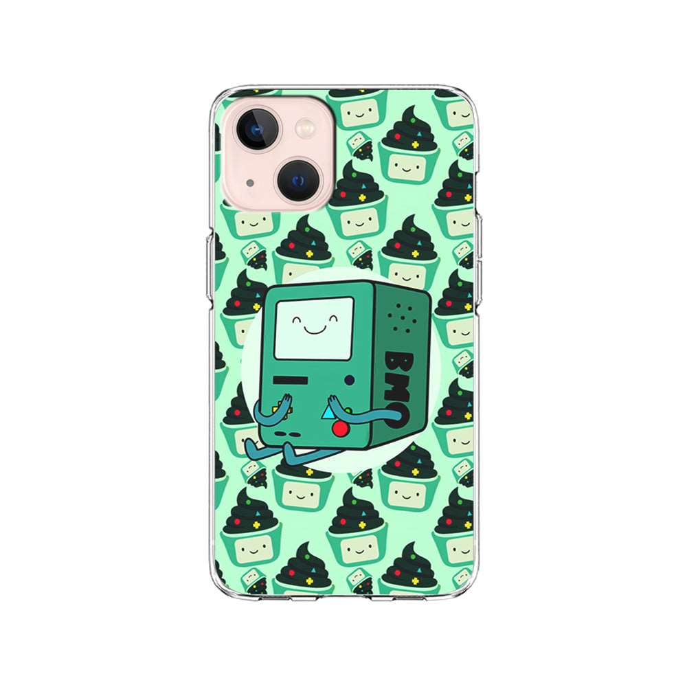 Adventure Time BMO Cartoon iPhone 15 Plus Case