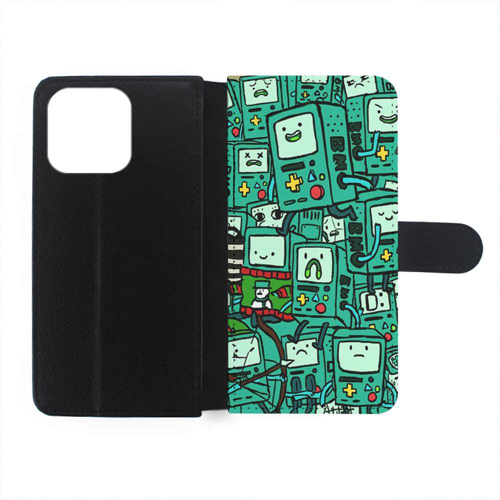 Adventure Time BMO Pattern iPhone 14 Pro Case