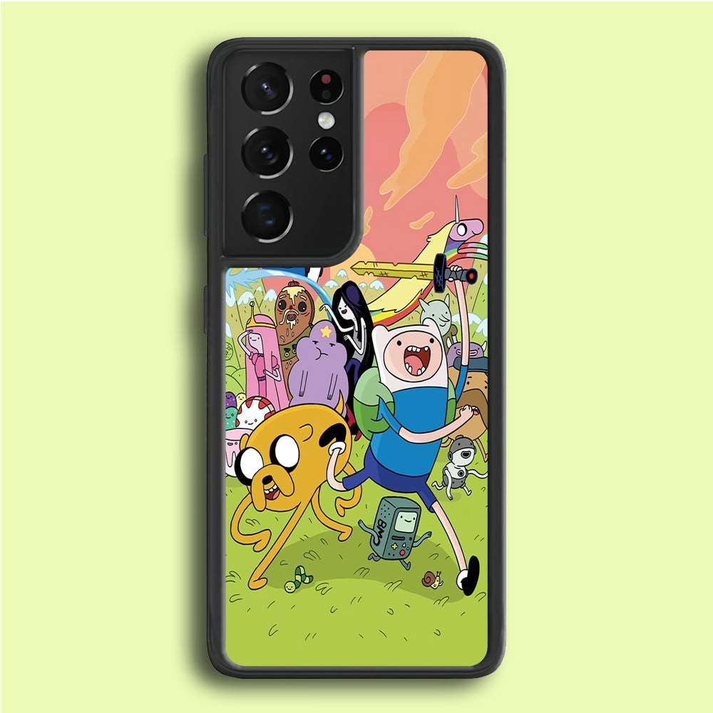 Adventure Time Character Samsung Galaxy S21 Ultra Case