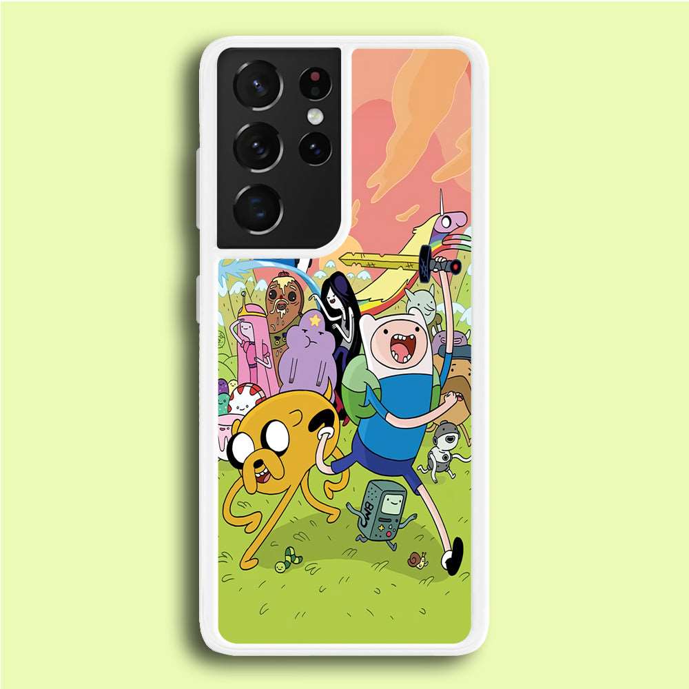 Adventure Time Character Samsung Galaxy S21 Ultra Case