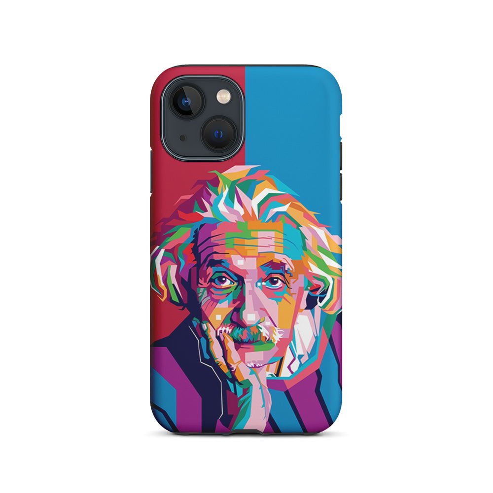 Albert Einstein Pop Art Illustration iPhone 15 Plus Case