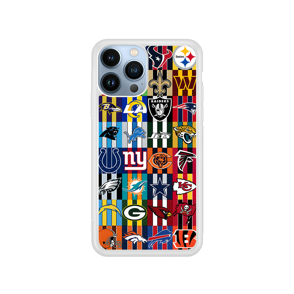 All NFL Football Logo iPhone 15 Pro Case