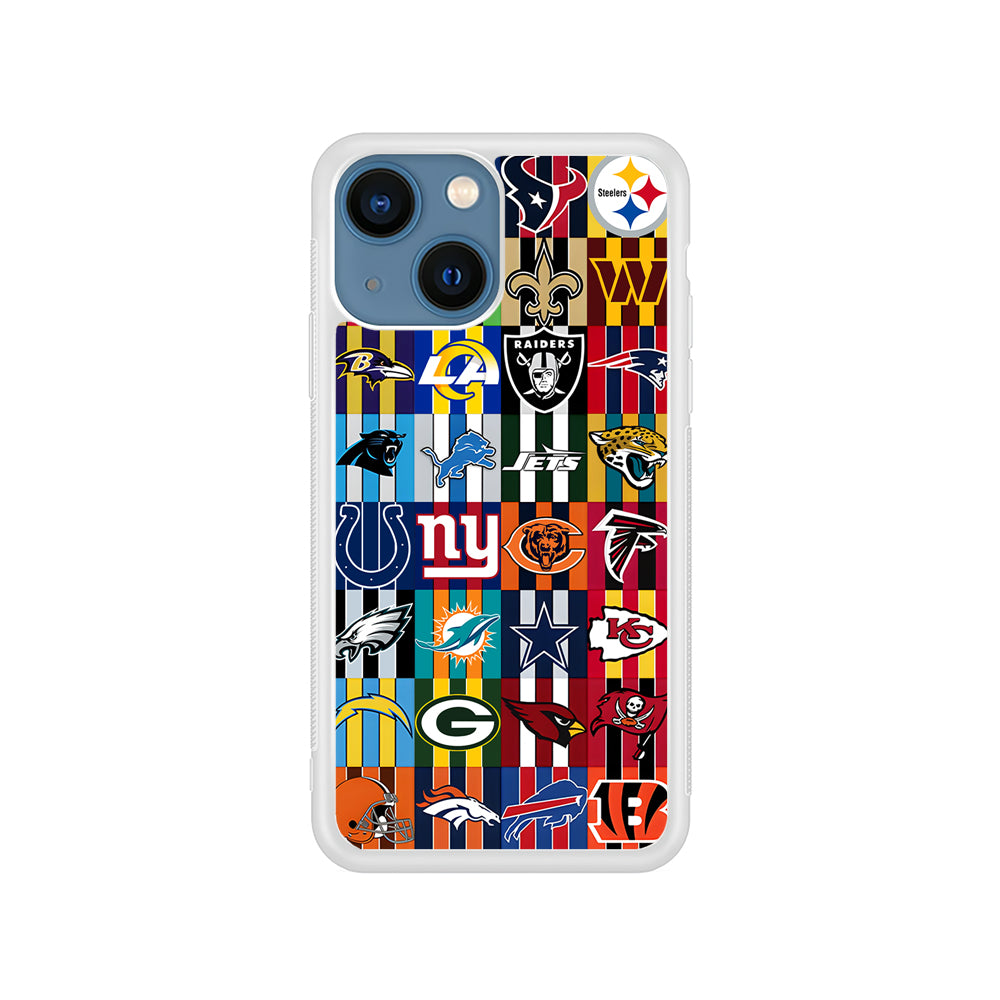 All NFL Football Logo iPhone 15 Plus Case