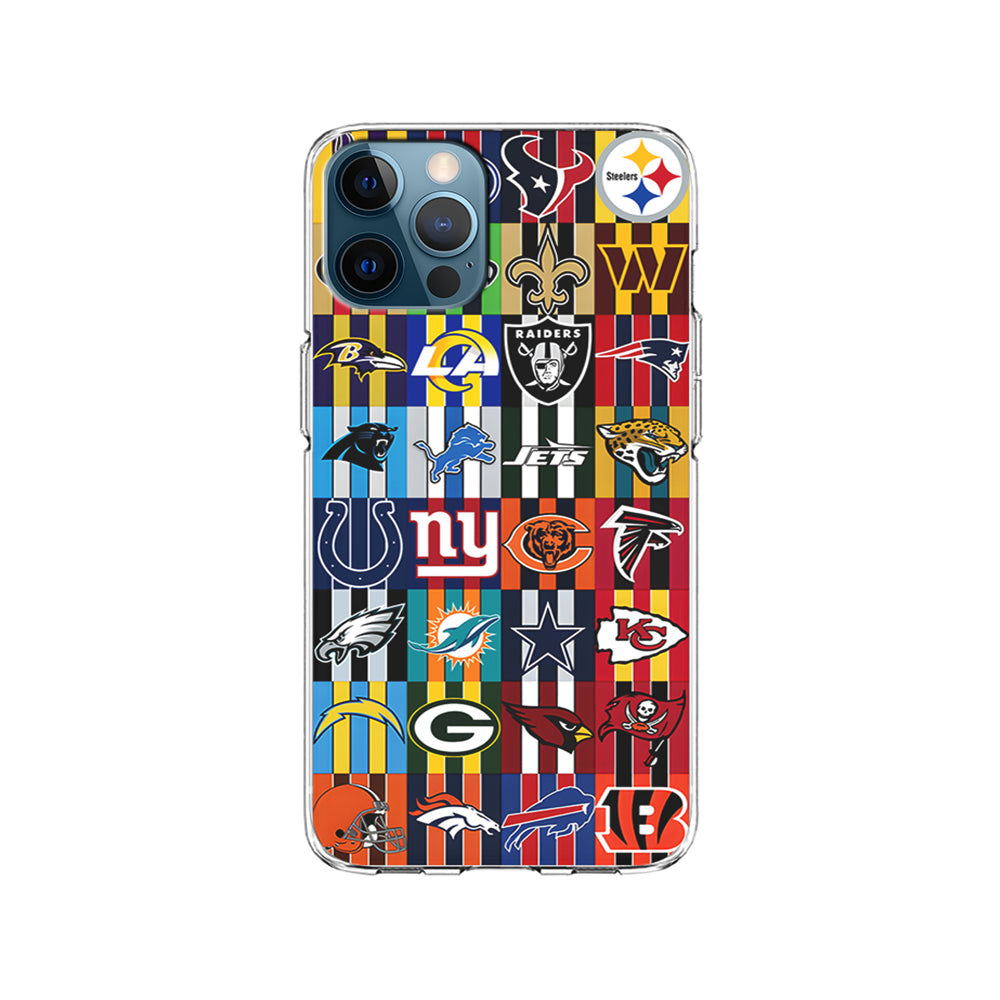 All NFL Football Logo iPhone 15 Pro Case