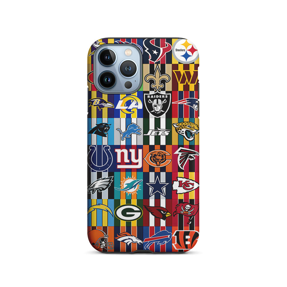 All NFL Football Logo iPhone 15 Pro Case