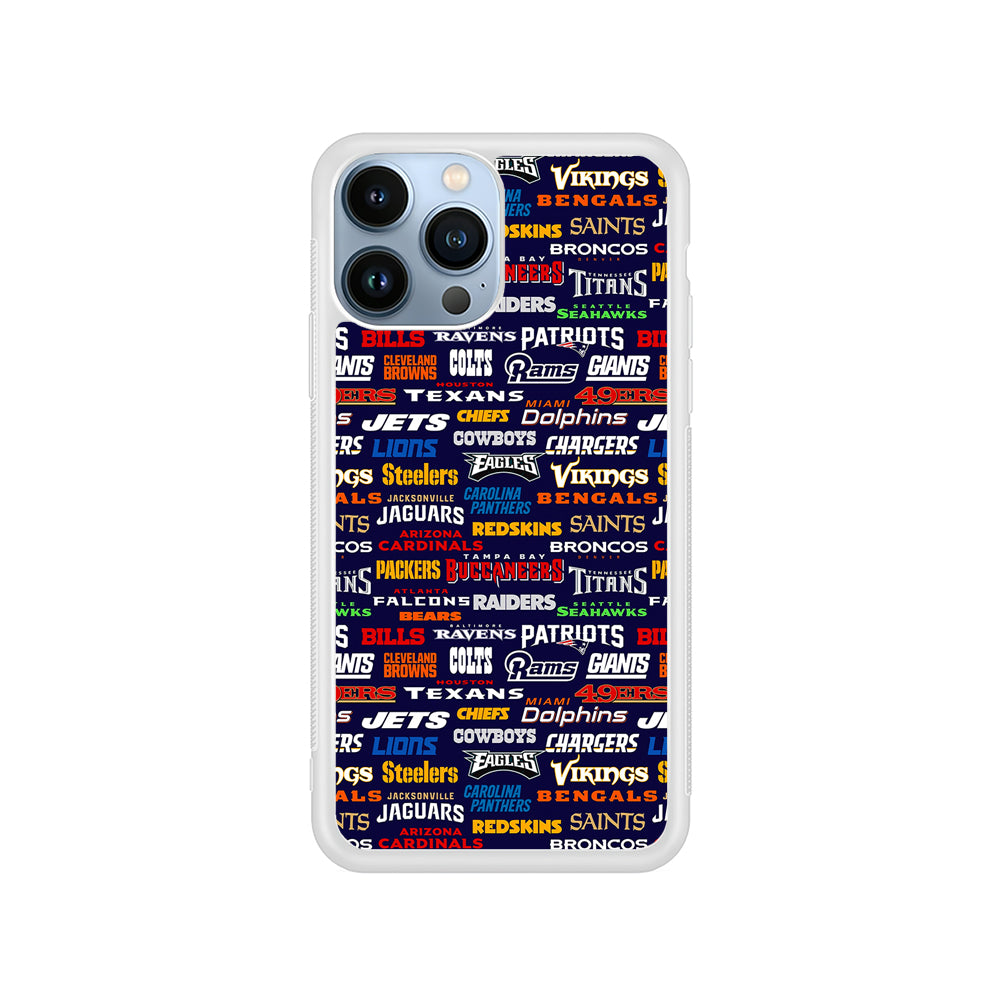 All NFL Football Teams iPhone 15 Pro Case