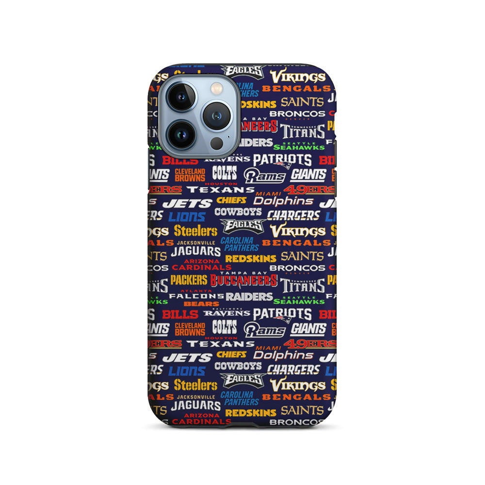 All NFL Football Teams iPhone 15 Pro Case