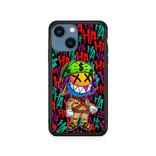 Always Happy Smiling Mask iPhone 15 Plus Case