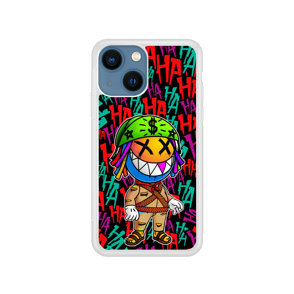 Always Happy Smiling Mask iPhone 15 Plus Case