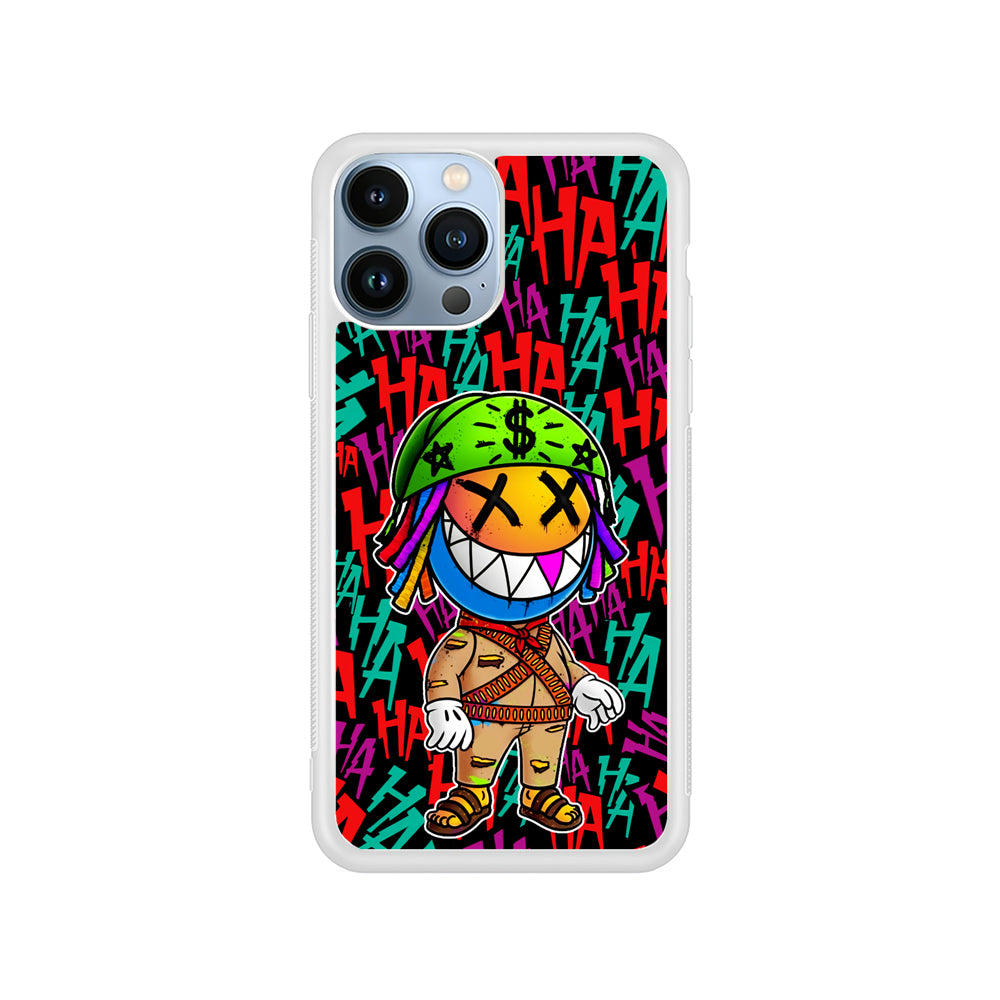 Always Happy Smiling Mask iPhone 14 Pro Case