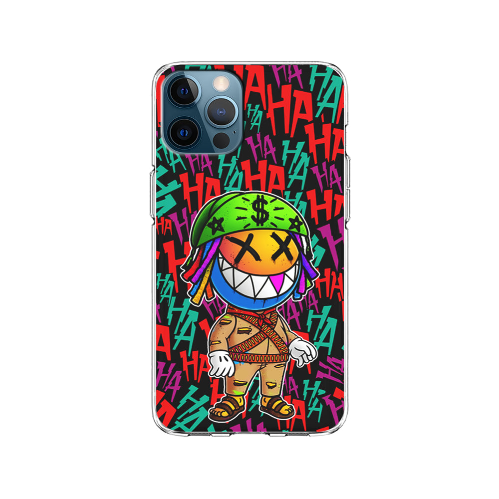 Always Happy Smiling Mask iPhone 14 Pro Case