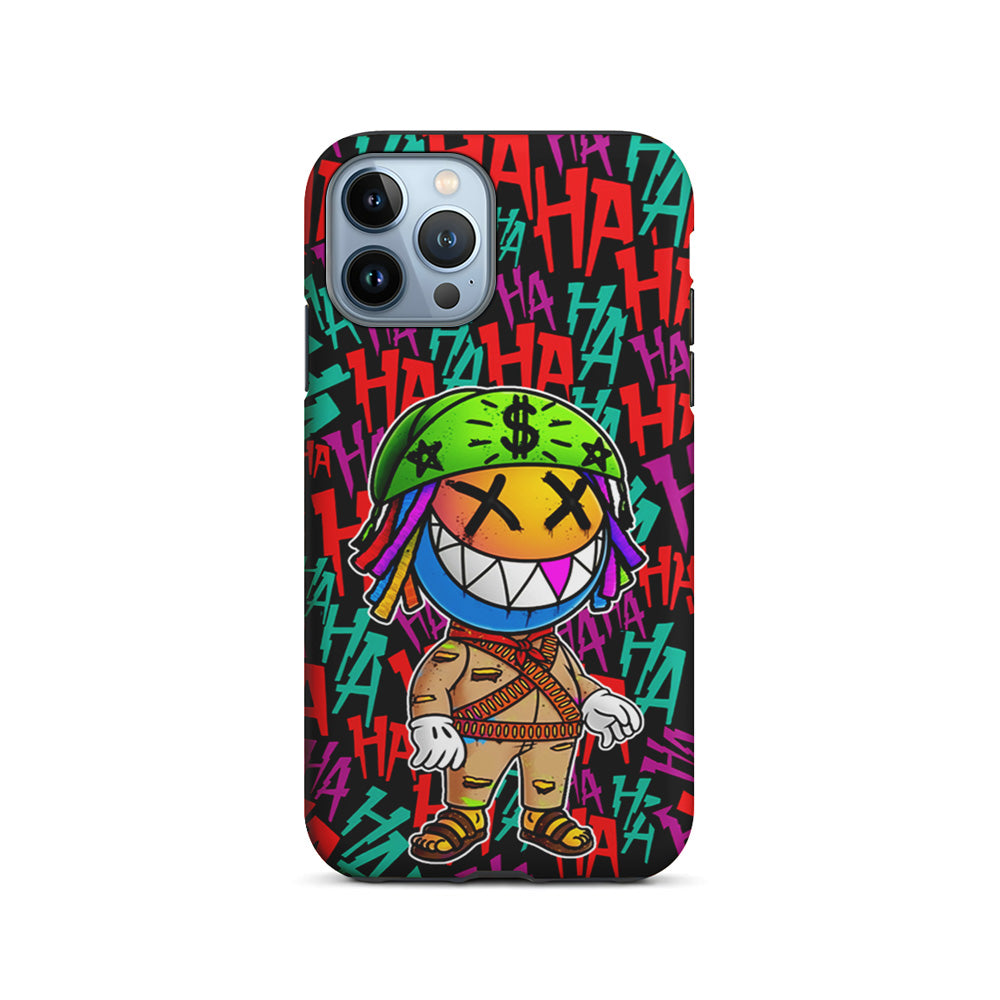 Always Happy Smiling Mask iPhone 14 Pro Case