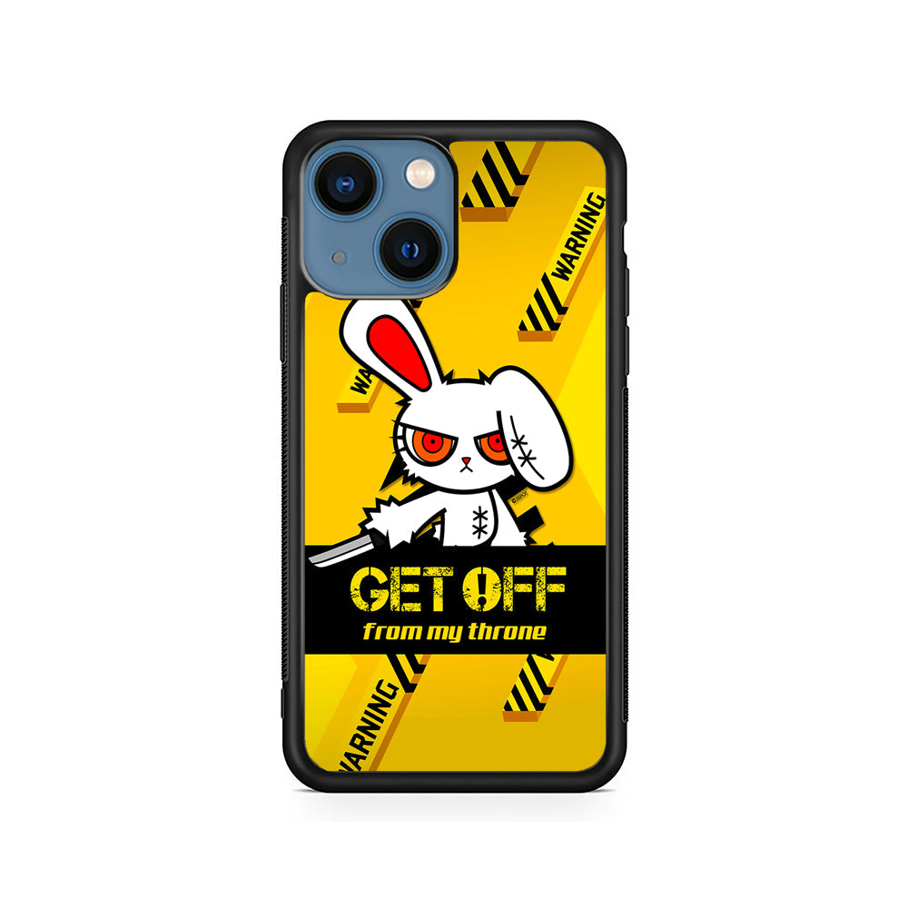 Angry Bunny Throne iPhone 15 Plus Case