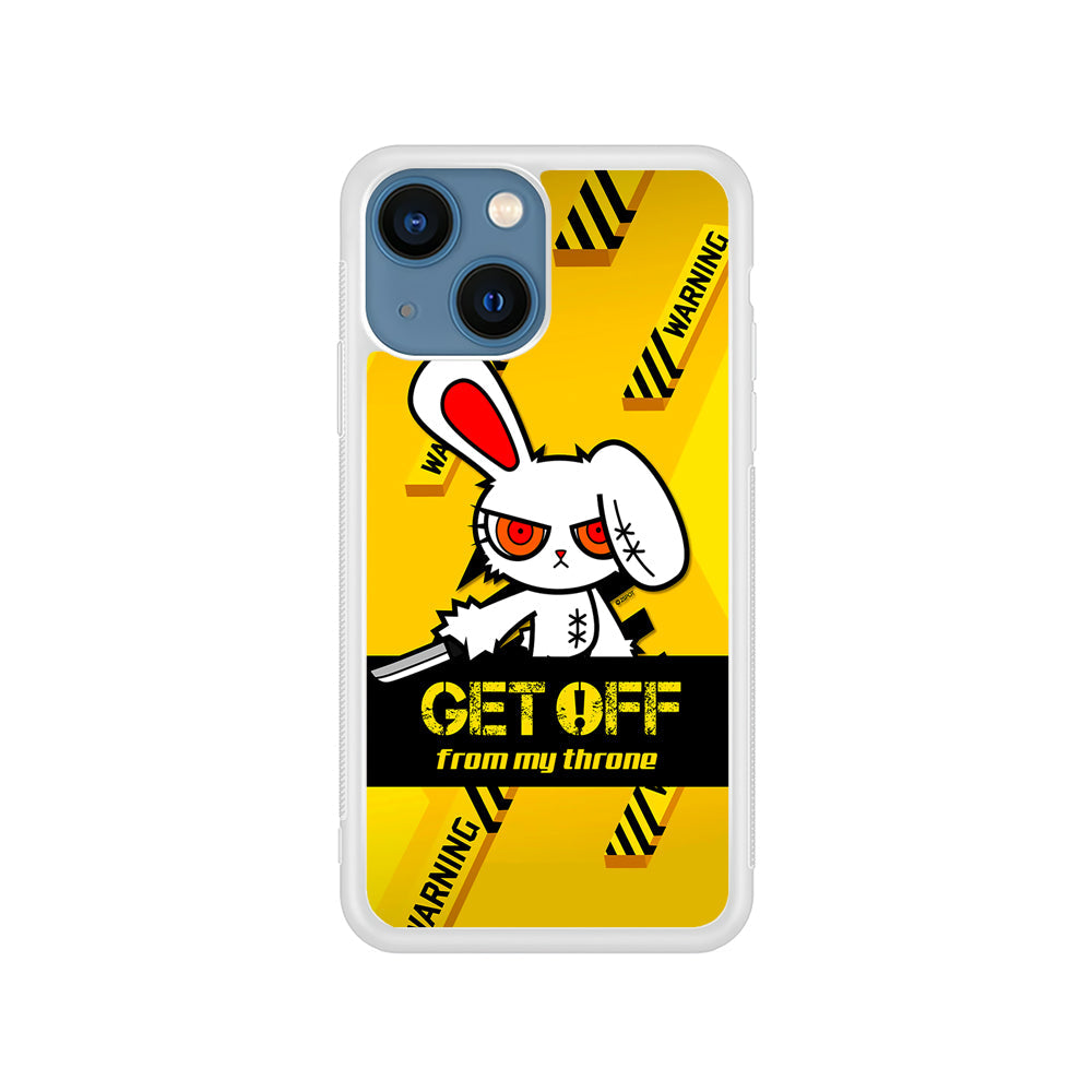 Angry Bunny Throne iPhone 15 Plus Case