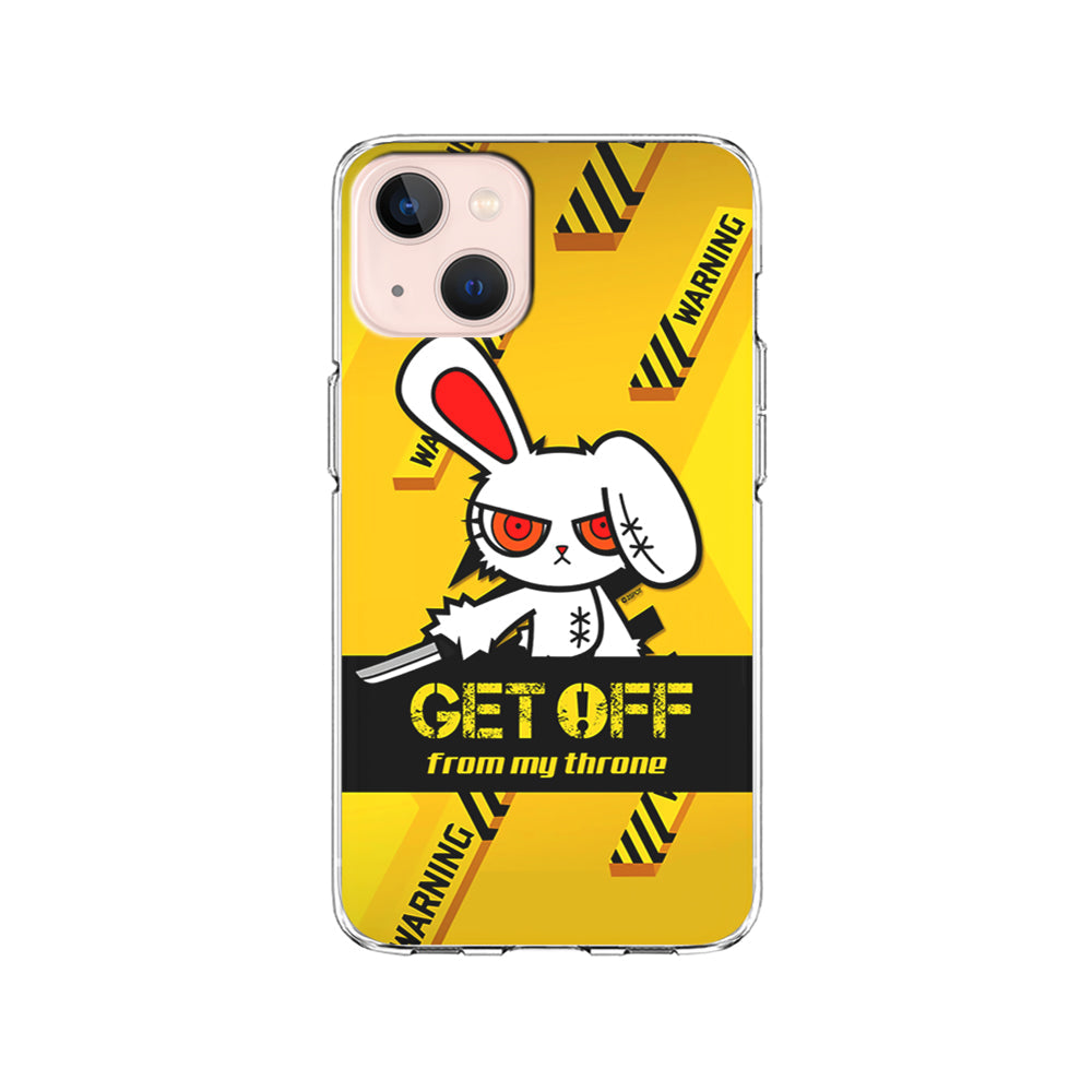 Angry Bunny Throne iPhone 15 Plus Case