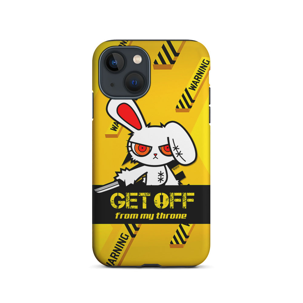 Angry Bunny Throne iPhone 15 Plus Case