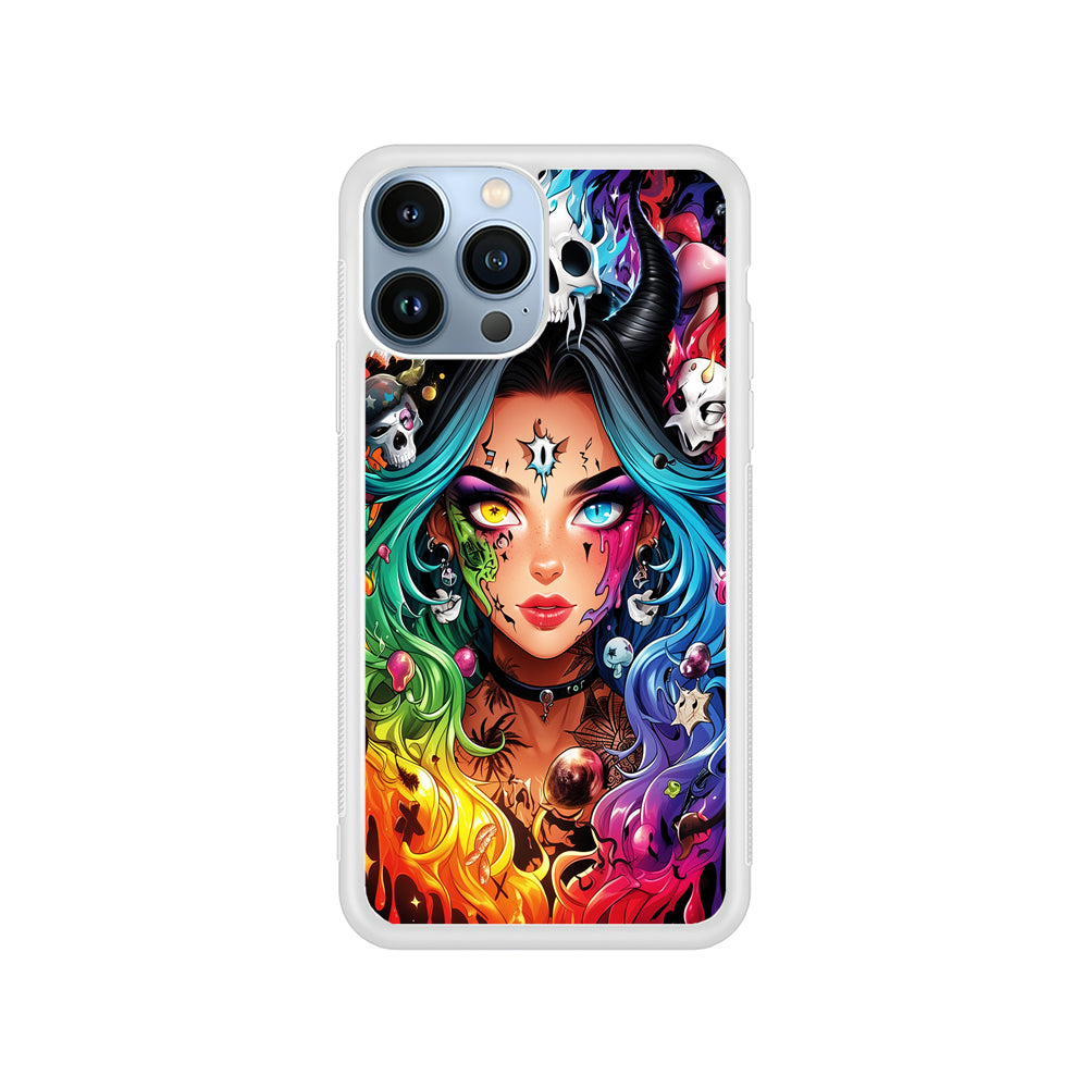 Anime Witch Girl Art iPhone 15 Pro Case