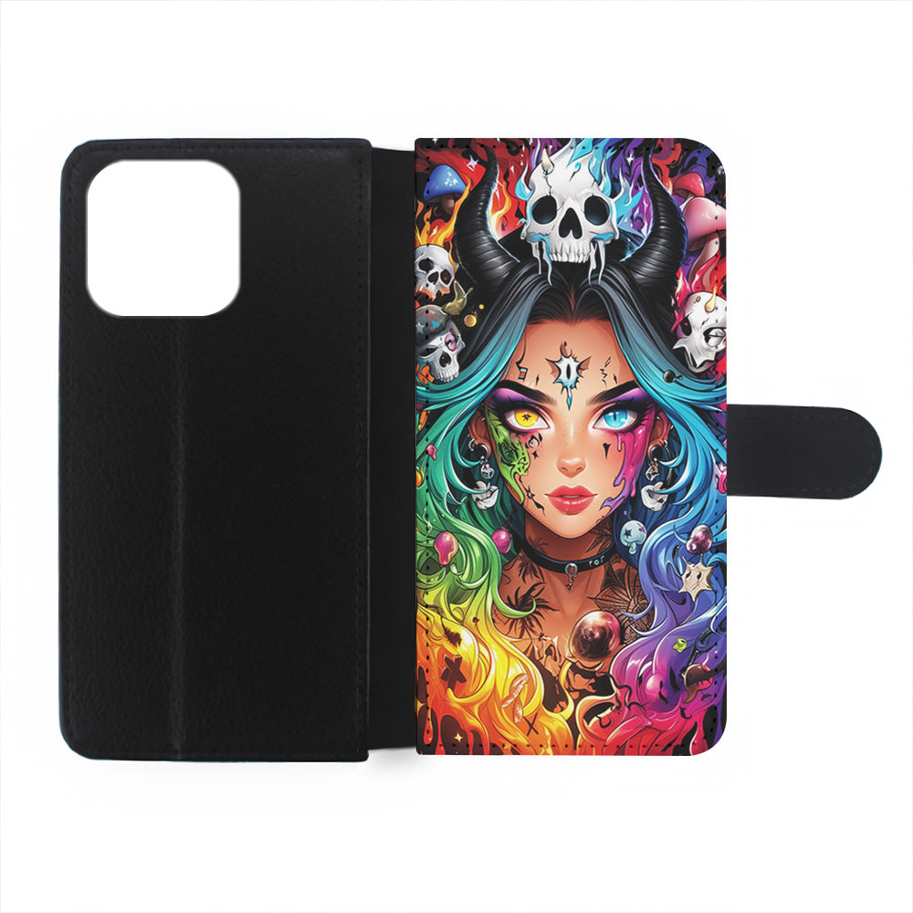 Anime Witch Girl Art iPhone 15 Pro Case