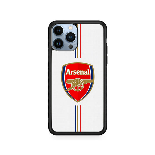 Arsenal Emblem Stripe Line iPhone 14 Pro Case