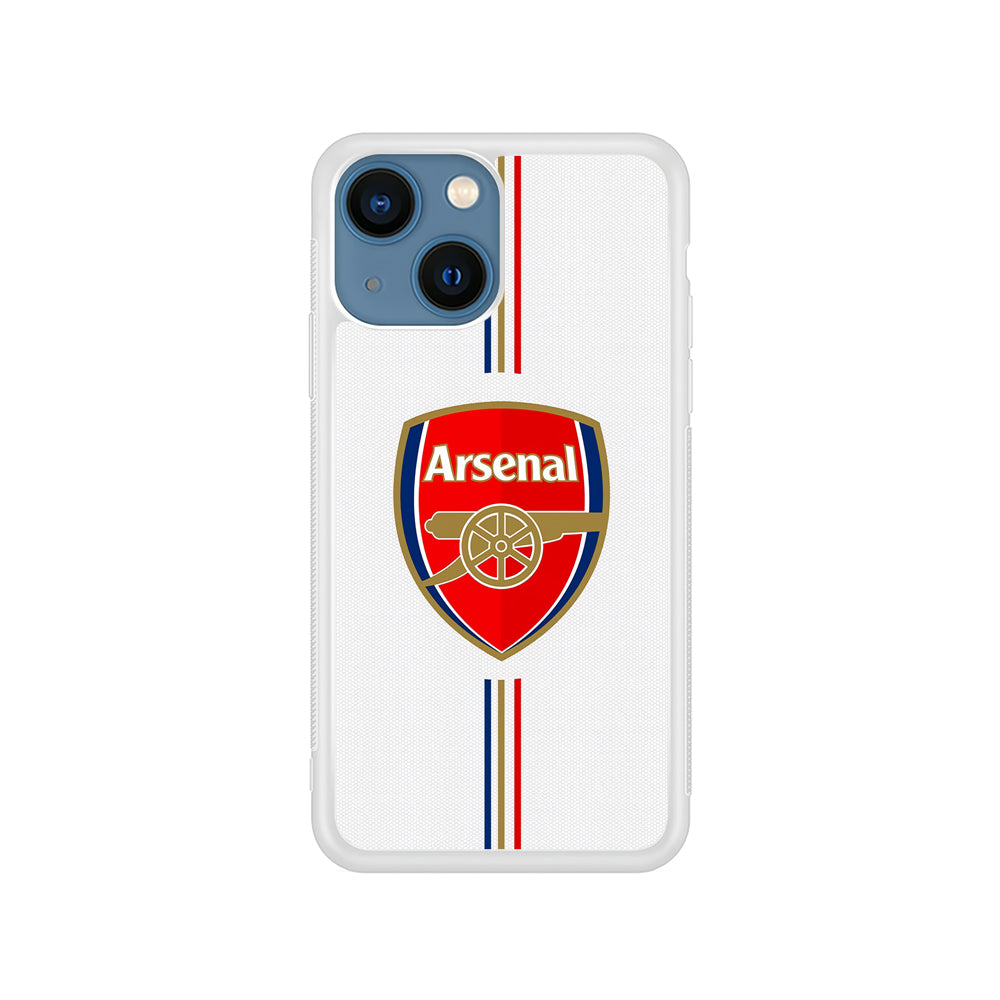 Arsenal Emblem Stripe Line iPhone 14 Case