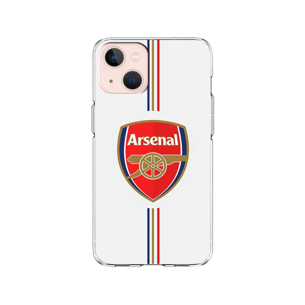 Arsenal Emblem Stripe Line iPhone 14 Case