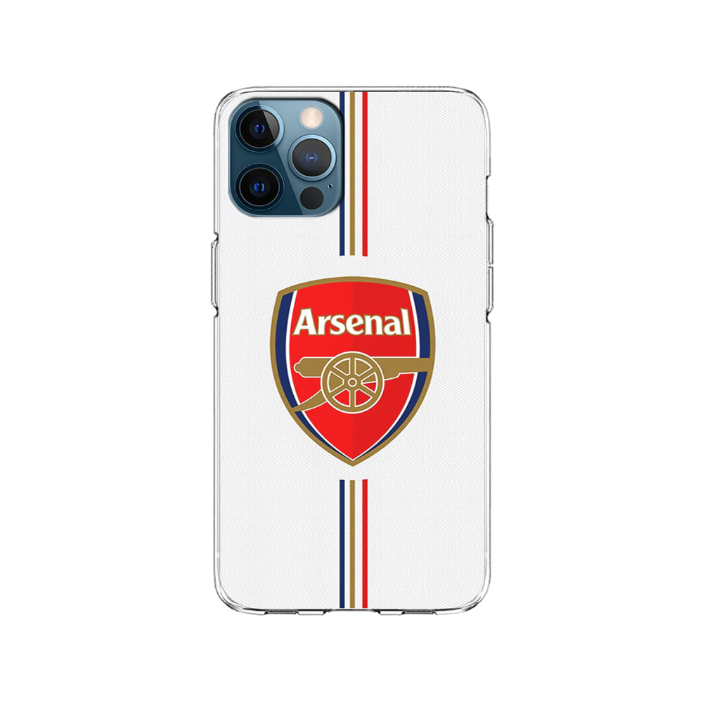 Arsenal Emblem Stripe Line iPhone 14 Pro Case