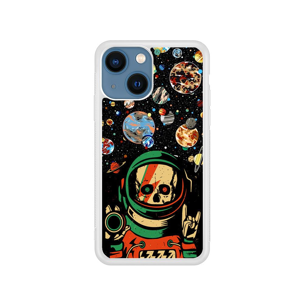 Astro Skull on The Space iPhone 15 Plus Case