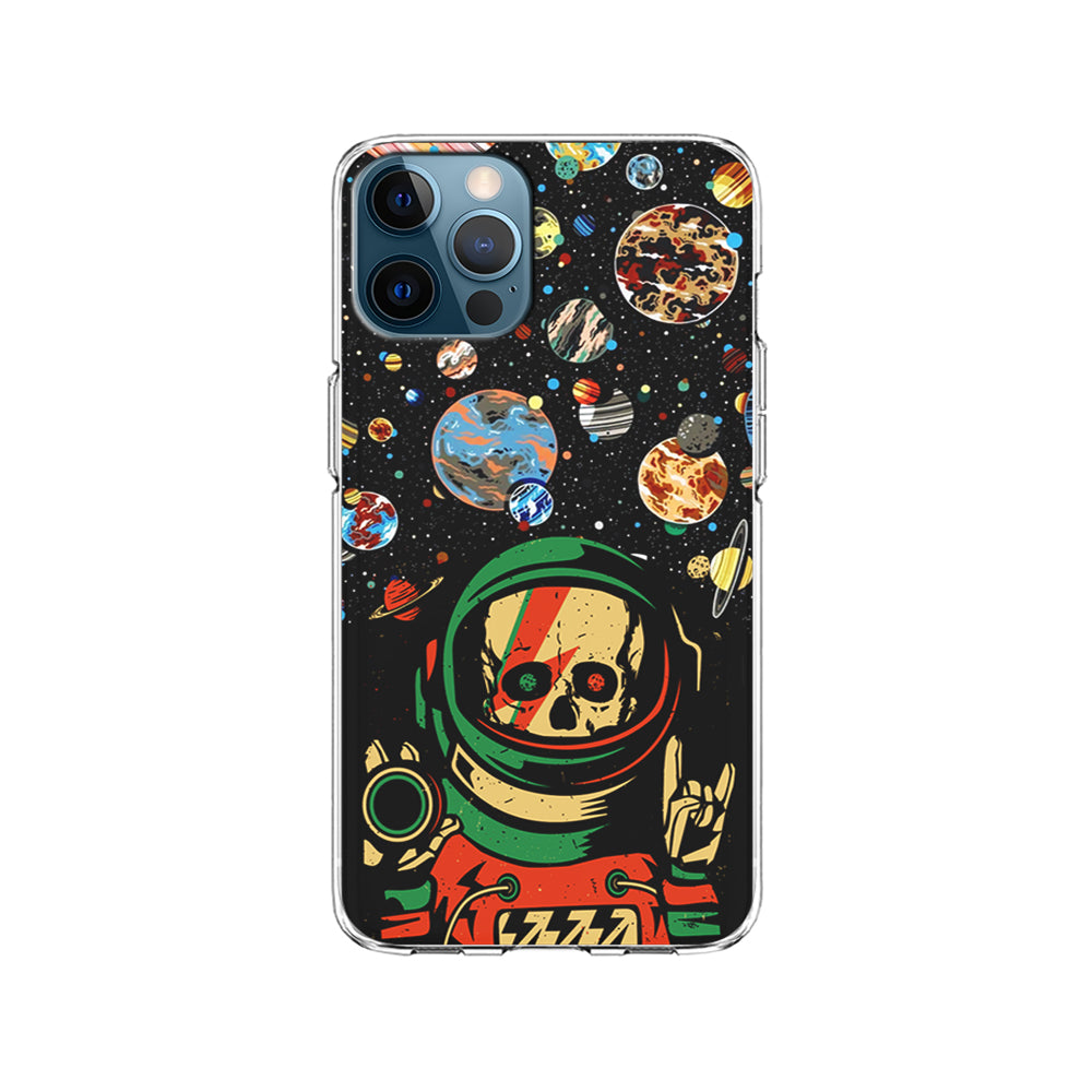 Astro Skull on The Space iPhone 14 Pro Case