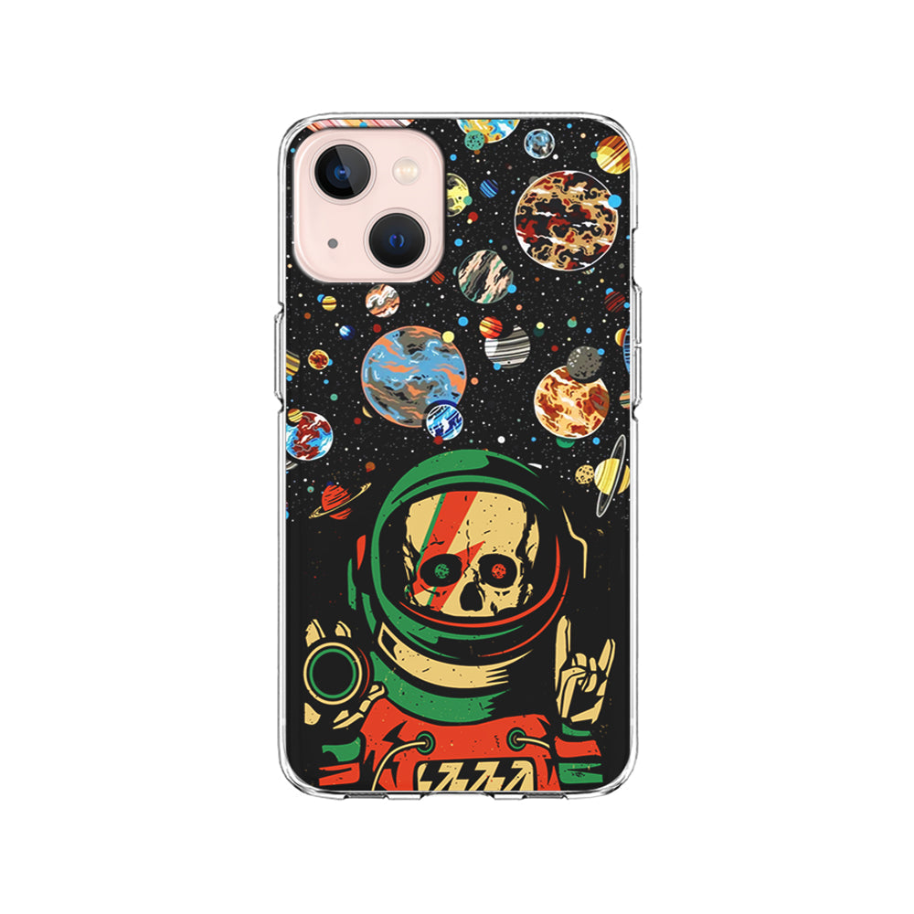 Astro Skull on The Space iPhone 15 Plus Case