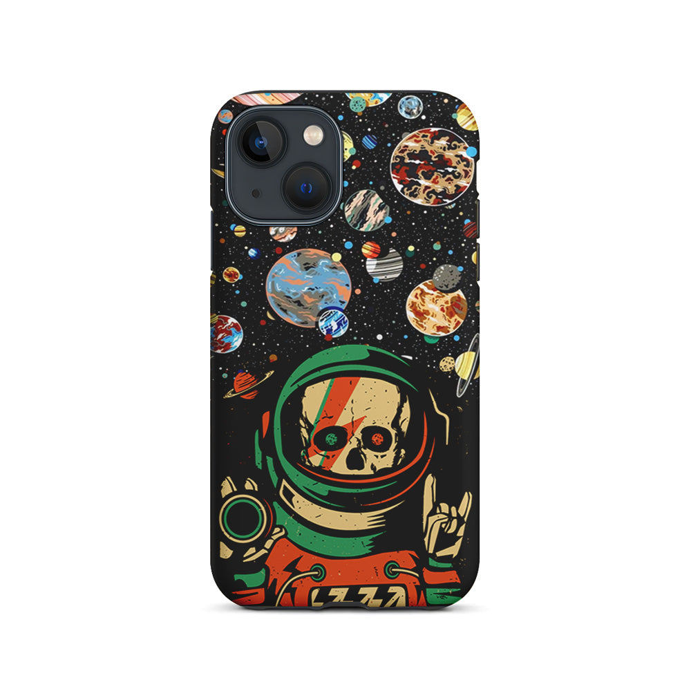 Astro Skull on The Space iPhone 15 Plus Case