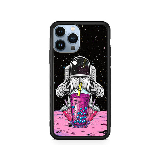 Astronaut and Bubble Ice iPhone 14 Pro Case