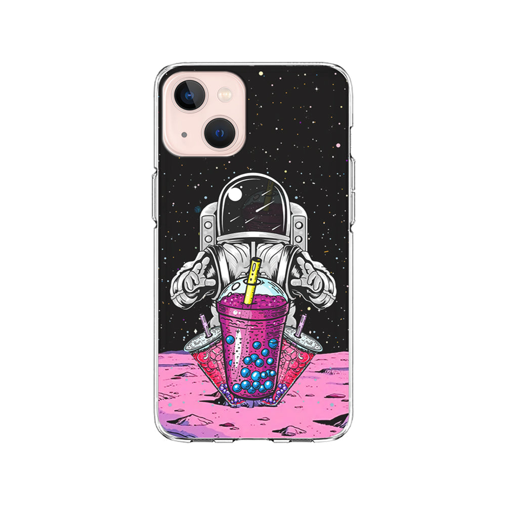 Astronaut and Bubble Ice iPhone 15 Plus Case