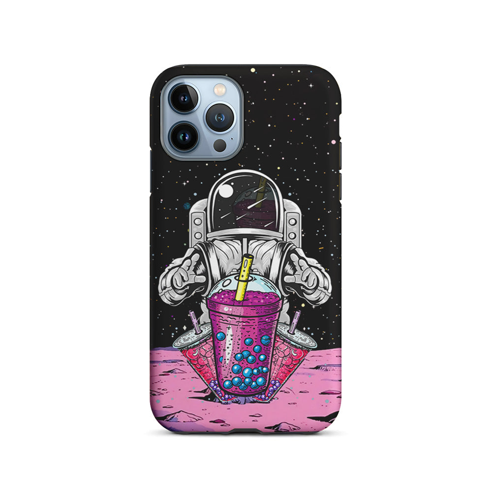 Astronaut and Bubble Ice iPhone 14 Pro Case