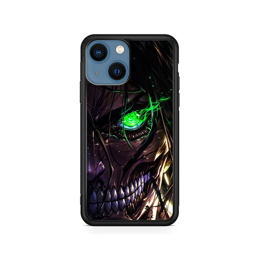 Attack on Titan Eren Face iPhone 15 Plus Case