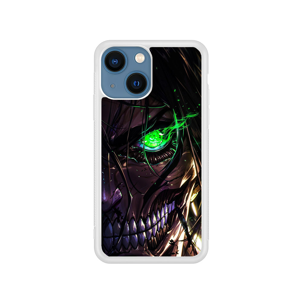 Attack on Titan Eren Face iPhone 15 Plus Case