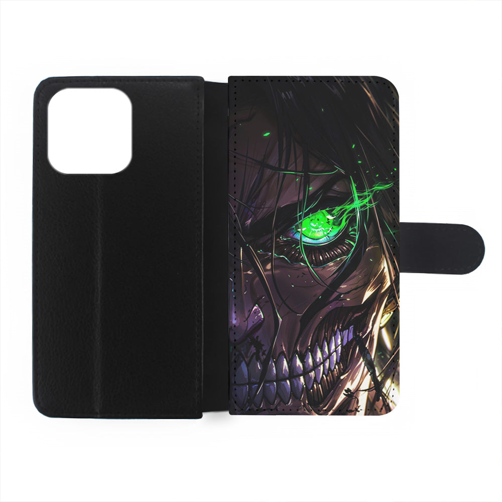 Attack on Titan Eren Face iPhone 15 Pro Case