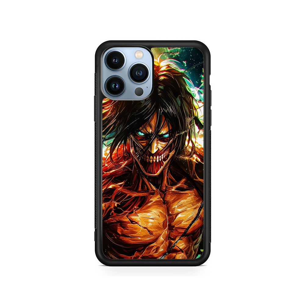 Attack on Titan Eren's Form iPhone 15 Pro Case