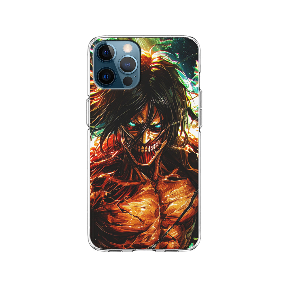 Attack on Titan Eren's Form iPhone 15 Pro Case