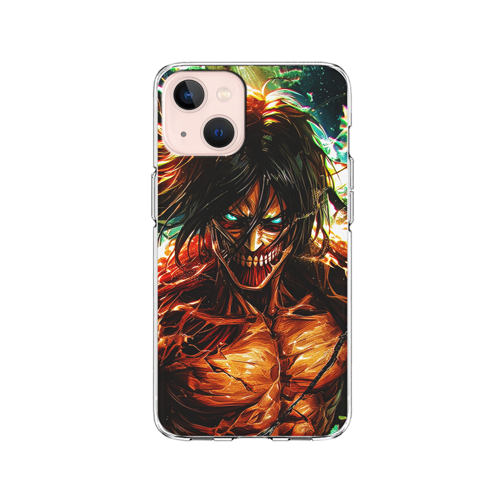 Attack on Titan Eren's Form iPhone 15 Plus Case