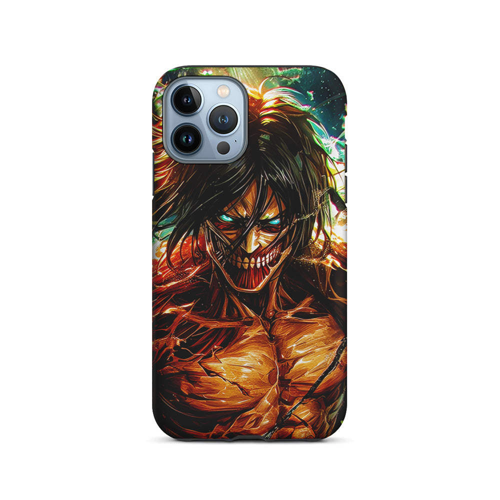 Attack on Titan Eren's Form iPhone 15 Pro Case