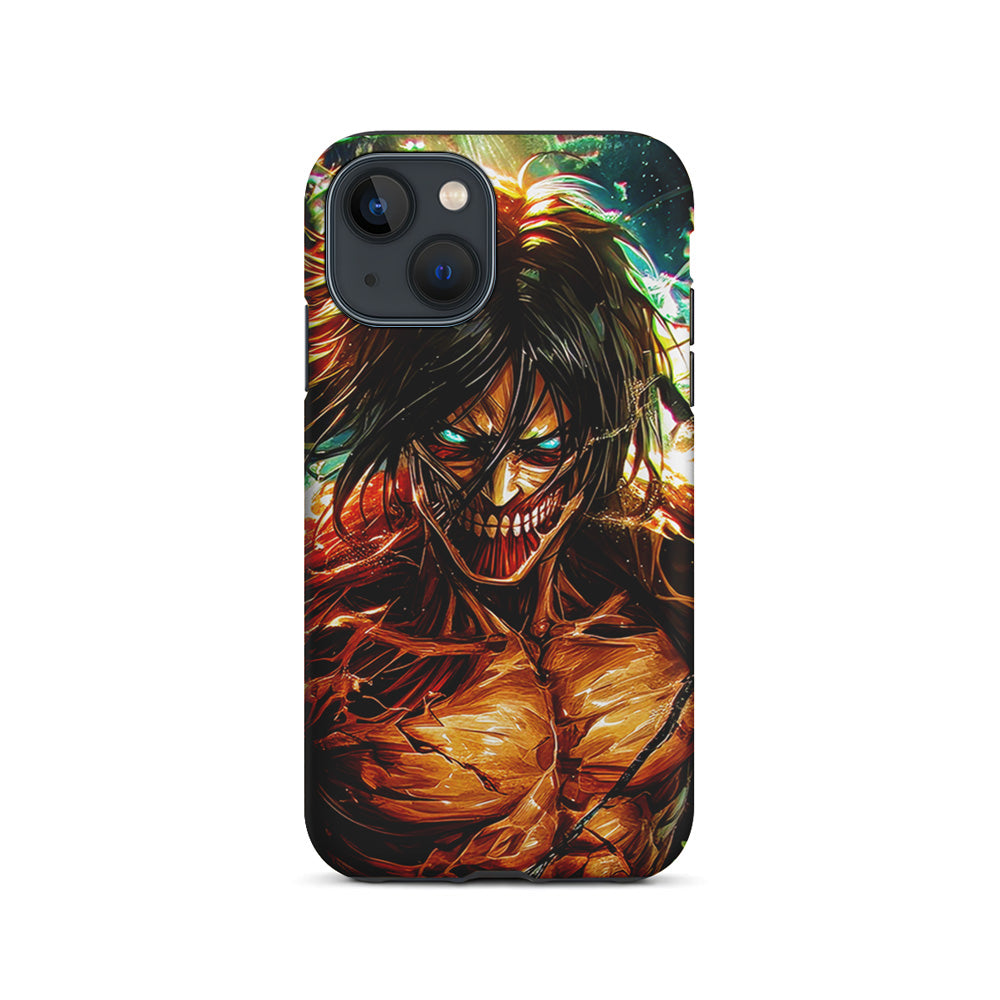 Attack on Titan Eren's Form iPhone 15 Plus Case