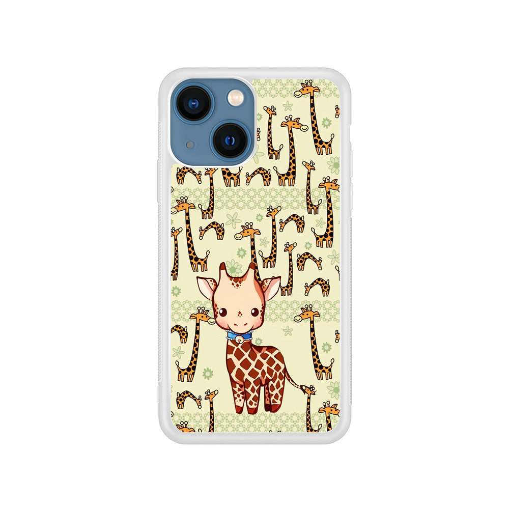 Baby Giraffe Adventure Ground iPhone 15 Plus Case