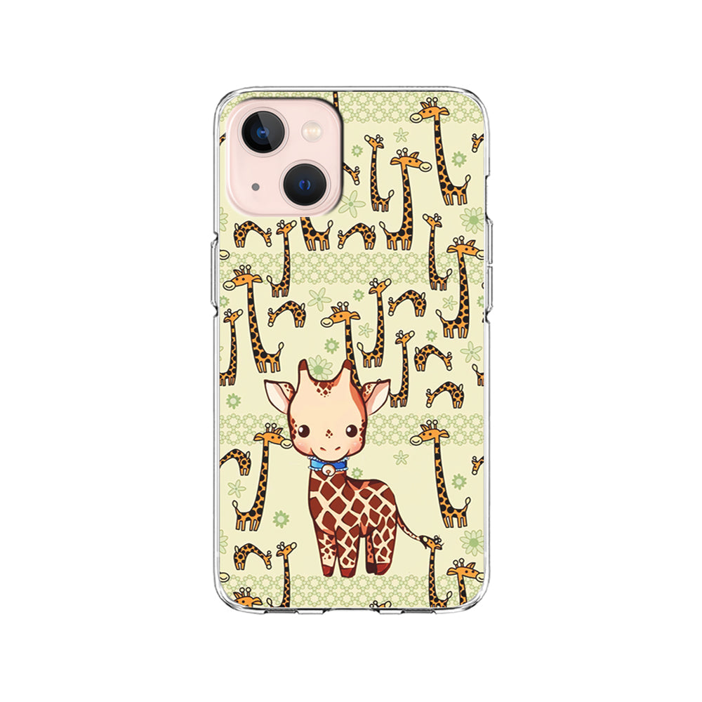 Baby Giraffe Adventure Ground iPhone 15 Plus Case